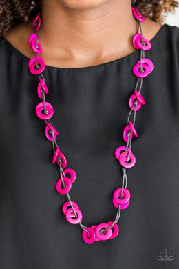 Waikiki Winds - Pink Necklace 1210N