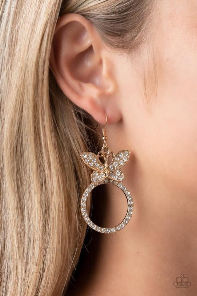 Paradise Found - Gold Earring 2895e