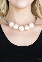 Load image into Gallery viewer, Welcome To Wall Street - White Necklace 87n
