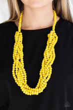 Load image into Gallery viewer, Tahiti Tropic - Yellow Necklace 1209N