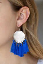 Load image into Gallery viewer, Tassel Tribute - Blue Earring 27E