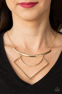 Egyptian Edge - Gold Necklace 1317N