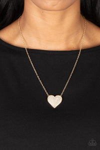 Spellbinding Sweetheart - Gold Necklace 1468n