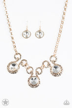 Load image into Gallery viewer, Hypnotized- Gold Blockbuster Necklace 1279N