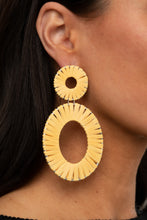 Load image into Gallery viewer, Foxy Flamenco - Yellow Earring 2843e