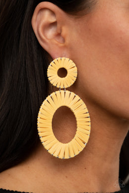 Foxy Flamenco - Yellow Earring 2843e