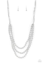 Load image into Gallery viewer, Beaded Beacon - Silver Necklace
