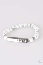 Load image into Gallery viewer, Fearless Faith - White Bracelet 1B