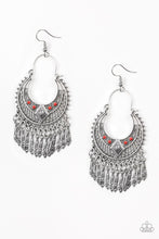Load image into Gallery viewer, Walk On The Wildside - Red Earring 2646E