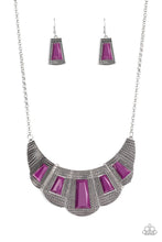 Load image into Gallery viewer, Lion Den - Purple Necklace 2590N