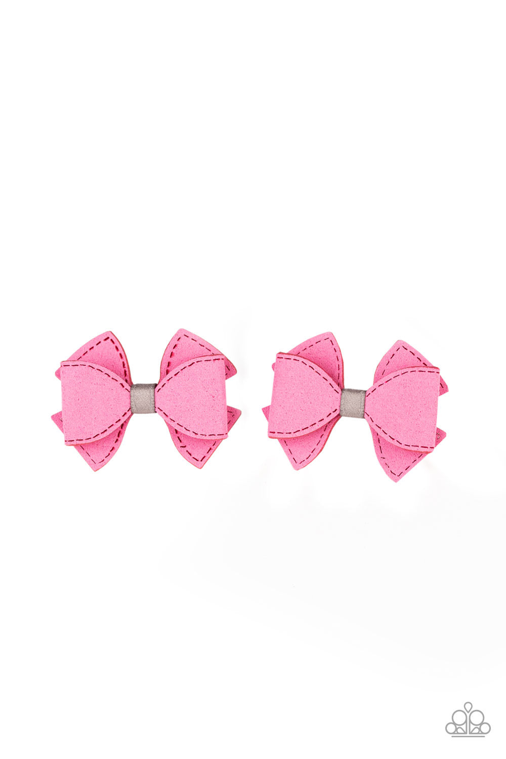 Boots and Bows - Pink Hair Clip 802h