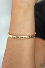 Load image into Gallery viewer, Love One Another - Gold Bracelet 1675B