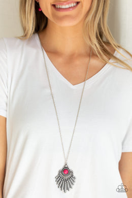 Inde - PENDANT Idol - Pink Necklace 2602N