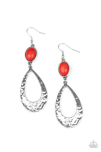 Badlands Baby -Red Earring