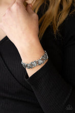 Load image into Gallery viewer, Rustic Heartthrob - Silver Bracelet 1749b