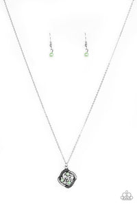 Speaking Of Timeless - Green Necklace 1088n