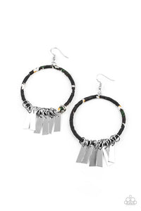 Garden Chimes - Black Earring 2853e