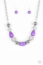 Load image into Gallery viewer, South Shore Sensation - Purple Necklace 1201N