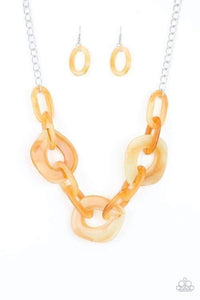 Courageously Chromatic - Yellow Necklace 21n