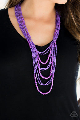 Totally Tonga - Purple Necklace 2581N