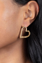 Load image into Gallery viewer, Cupid, Who ? - Gold Earring