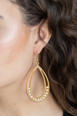 Glitz Fit - Gold Earring 2638E