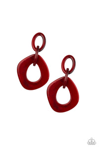 Torrid Tropicana - Red Earring 41E