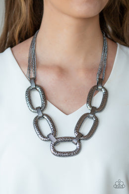 Take Charge - Black Necklace 45n