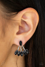 Load image into Gallery viewer, Chicly Carnivalesque - Black Earring