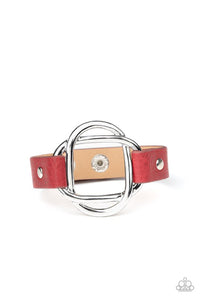 Nautically Knotted - Red Bracelet 1662B