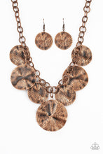 Load image into Gallery viewer, Barely Scratched The Surface - Copper Necklace 1294N