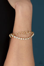 Load image into Gallery viewer, Glamour Grid - Gold Bracelet 1632B