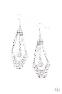 High - Ranking Radiance - White Earring 2850e