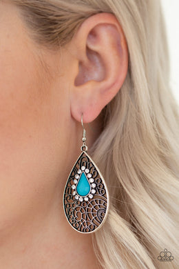 Modern Monte - Blue Earring