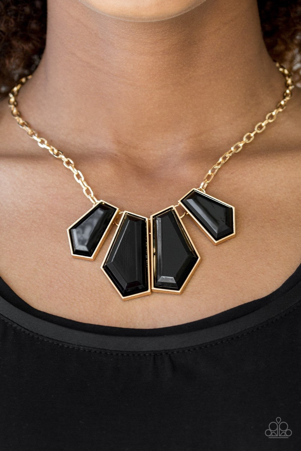 Get Up and Geo - Gold Necklace 1325n