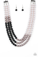 Load image into Gallery viewer, Times Square Starlet  &amp; Central Park Celebrity - Black Necklace &amp; Bracelet Set 88n