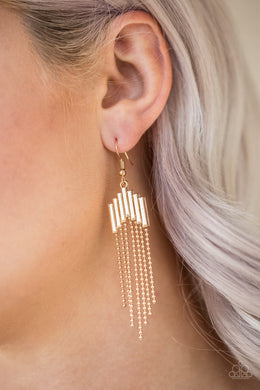 Radically Retro - Gold Earring 2659E