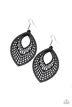 Load image into Gallery viewer, Coachella Gardens - Black Earring 2676E