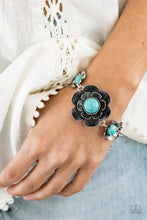 Load image into Gallery viewer, Bountiful Badlands &amp; Badlands Blossoms- Blue Necklace &amp; Bracelet Set 1190S