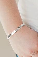 Load image into Gallery viewer, I Put My Trust In You - Silver Bracelet 1612B
