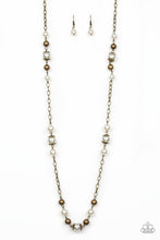 Load image into Gallery viewer, Wall Street Waltz - Brass Necklace 2591N