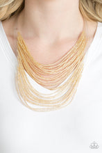 Load image into Gallery viewer, Catwalk Queen - Gold Necklace 53n