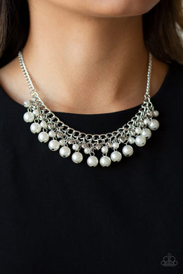 Duchess Dior - White Necklace 1089N