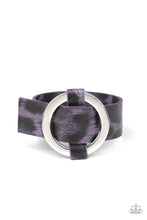 Load image into Gallery viewer, Jungle Cat Couture - Purple Bracelet 1604b