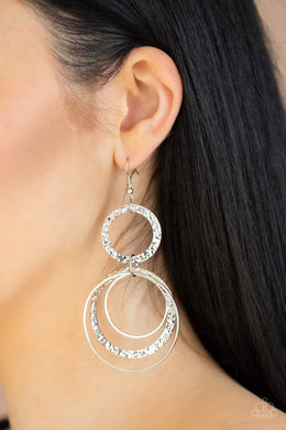 Eclipsed Edge - Silver Earring 2613E