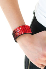 Load image into Gallery viewer, Mer-mazingly Mermaid - Red Bracelet 1670B