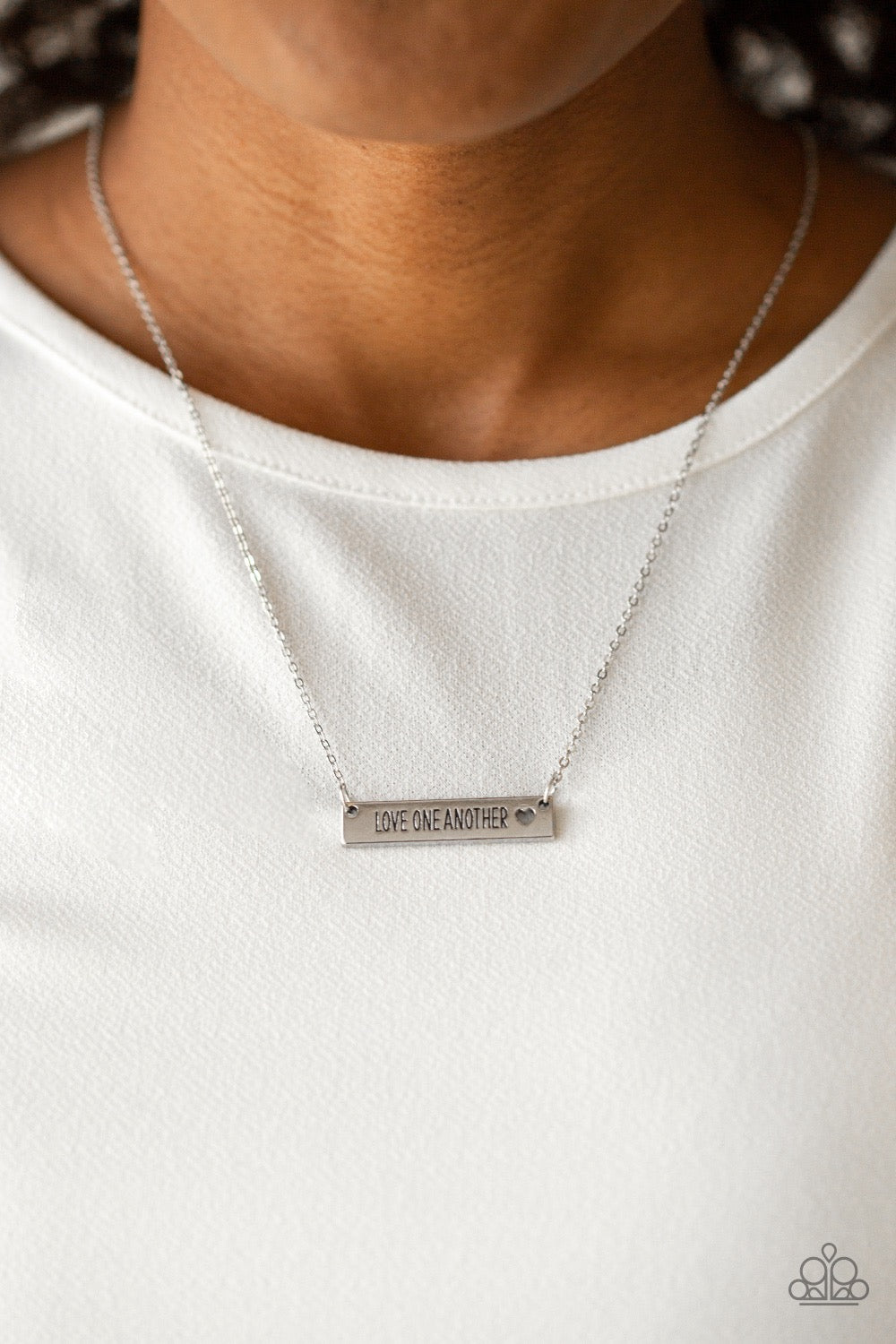 Love One Another - Silver Necklace