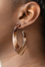 Load image into Gallery viewer, Retro Renaissance - Brown Earring 2712e
