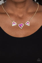 Load image into Gallery viewer, State of the Heart - Gold Necklace 1426n