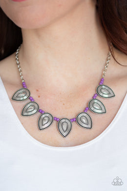 Terra Trailblazer - Purple Necklace 2580N